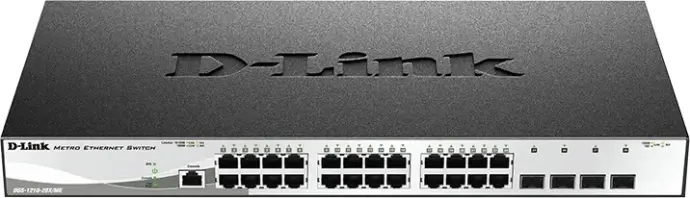 24 10/100/1000MBPS 4 10G SFP+ METRO ETHERNET SWITCH