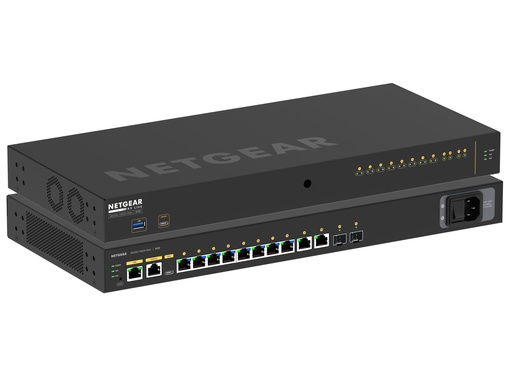 [GSM4212P-100EUS] Netgear GSM4212P-100EUS / M4250-10G2F-POE+ / 8x1G PoE+ 125W 2x1G and 2xSFP Managed Switch 